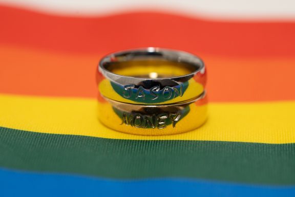 Close up of Wedding rings